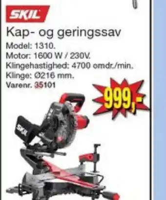 Harald Nyborg Kap- og geringssav tilbud