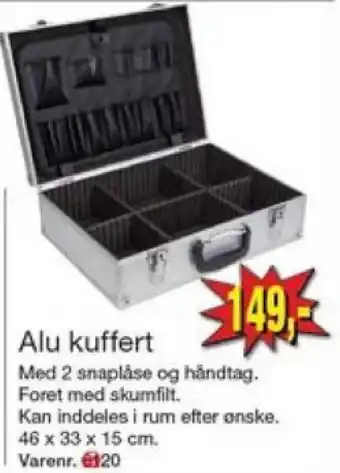 Harald Nyborg Alu kuffert tilbud