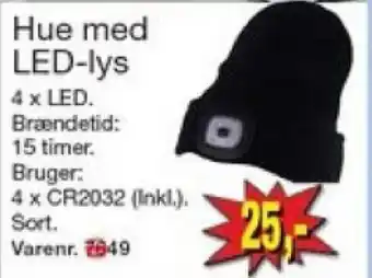 Hue med LED-lys