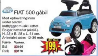 Harald Nyborg FIAT 500 gåbil tilbud