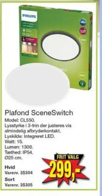 Harald Nyborg Plafond SceneSwitch tilbud