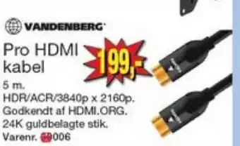 Harald Nyborg Pro HDMI kabel tilbud
