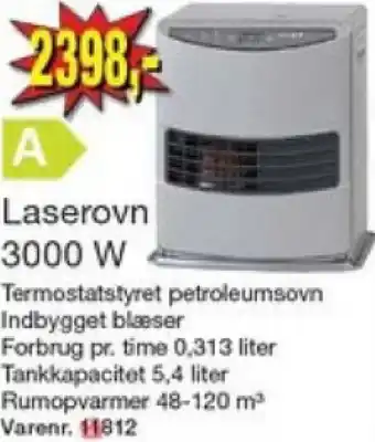 Harald Nyborg Laserovn 3000 W tilbud
