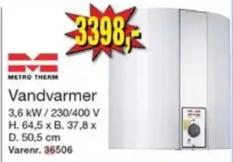 Harald Nyborg Vandvarmer tilbud