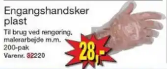 Harald Nyborg Engangshandsker plast tilbud