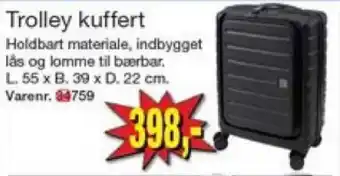 Harald Nyborg Trolley kuffert tilbud
