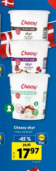 Let-Køb Cheasy skyr tilbud