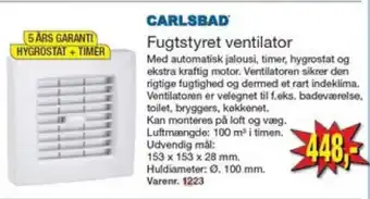 Harald Nyborg Fugtstyret ventilator tilbud