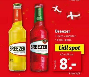 Let-Køb Breezer tilbud