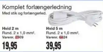 Harald Nyborg Komplet forlængerledning tilbud