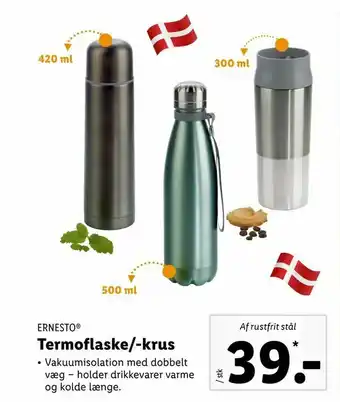 Termoflaske/-krus
