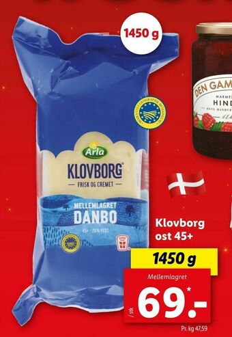 Klovborg ost 45+