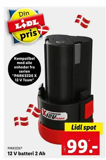 12 V batteri 2 Ah