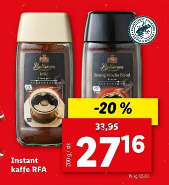 Let-Køb Instant kaffe RFA tilbud