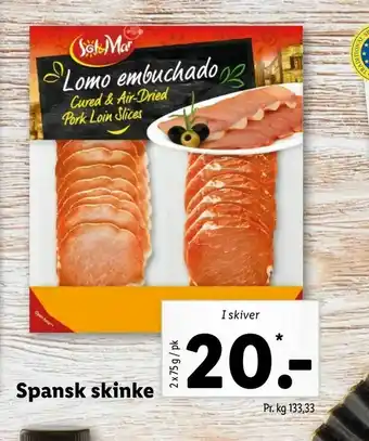 Let-Køb Spansk skinke tilbud