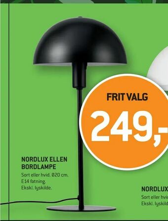 XL-BYG Nordlux ellen bordlampe tilbud