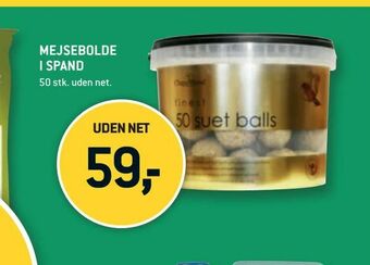 XL-BYG Mejsebolde i spand tilbud