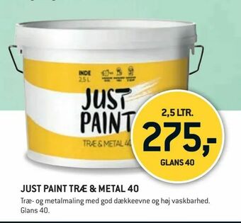 XL-BYG Just paint træ & metal 40 tilbud