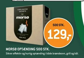 XL-BYG Morsø optænding 500 stk tilbud