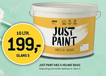 XL-BYG Just paint væg 5 helmat basic tilbud