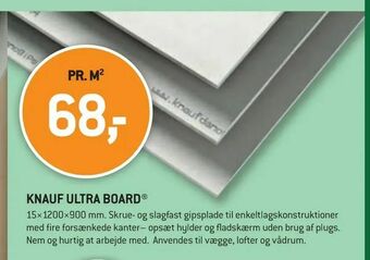 XL-BYG Knauf ultra board® tilbud