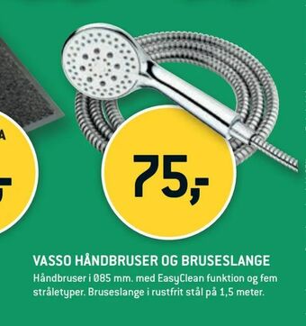 XL-BYG Vasso håndbruser og bruseslange tilbud