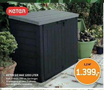 Keter sio max 1200 liter