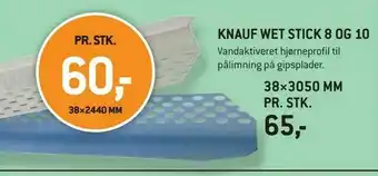XL-BYG Knauf wet stick 8 og 10 tilbud