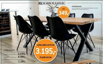 XL-BYG Spisebordsstol tilbud