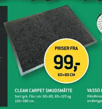 XL-BYG Clean carpet smudsmåtte tilbud