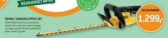 XL-BYG DEWALT HÆKKEKLIPPER 18V tilbud