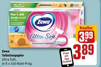 REWE DE Zewa Toilettenpapier Ultra Soft, tilbud