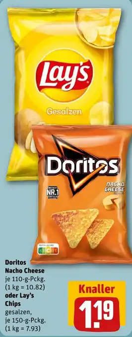 REWE Doritos Nacho Cheese tilbud