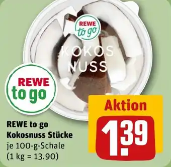 REWE DE REWE to go Kokosnuss Stücke tilbud