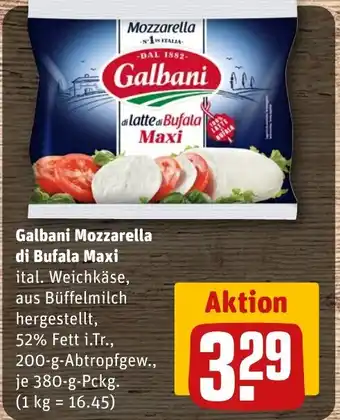 REWE DE Galbani Mozzarella di Bufala Maxi tilbud