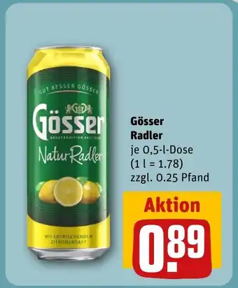 REWE DE Gösser Radler tilbud