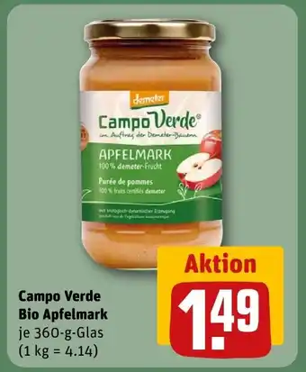 REWE DE Campo Verde Bio Apfelmark tilbud