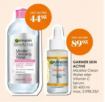 Matas GARNIER SKIN ACTIVE tilbud