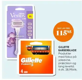 Matas GILLETTE BARBERBLADE tilbud