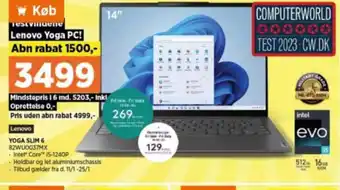 Power YOGA SLIM 6 82WU0037MX tilbud