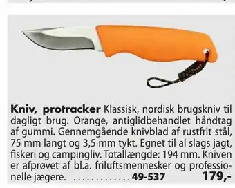 Biltema Kniv, protracker tilbud
