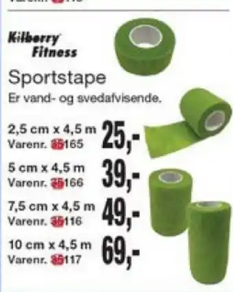 Harald Nyborg Kilberry Fitness Sportstape tilbud