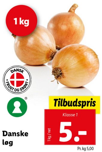Lidl Danske Løg 1kg tilbud