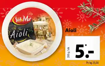 Lidl Aioli 200g tilbud