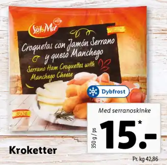 Lidl Kroketter 350g tilbud