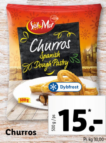 Lidl Churros 500g tilbud