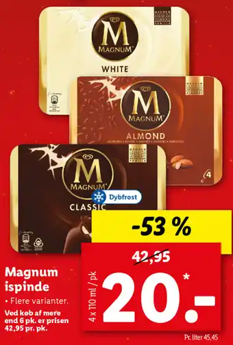 Lidl Magnum Ispinde tilbud