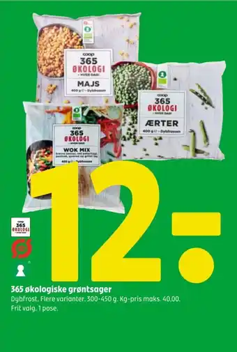 Coop 365 365 økologiske grøntsager tilbud