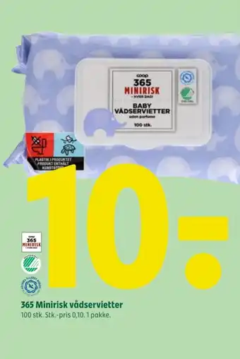 Coop 365 365 Minirisk vådservietter tilbud