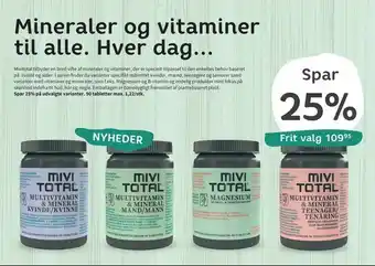 Helsam Mineraler og vitaminer til alle. Hver dag tilbud
